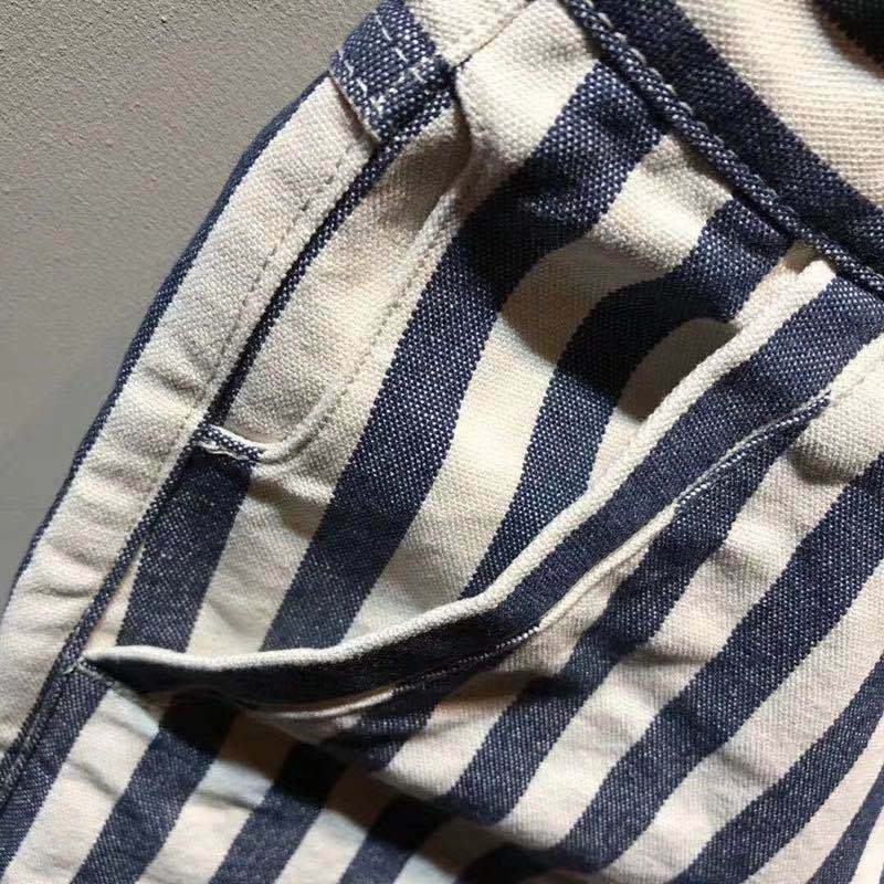 Men's Trendy Shorts Navy Blue And White