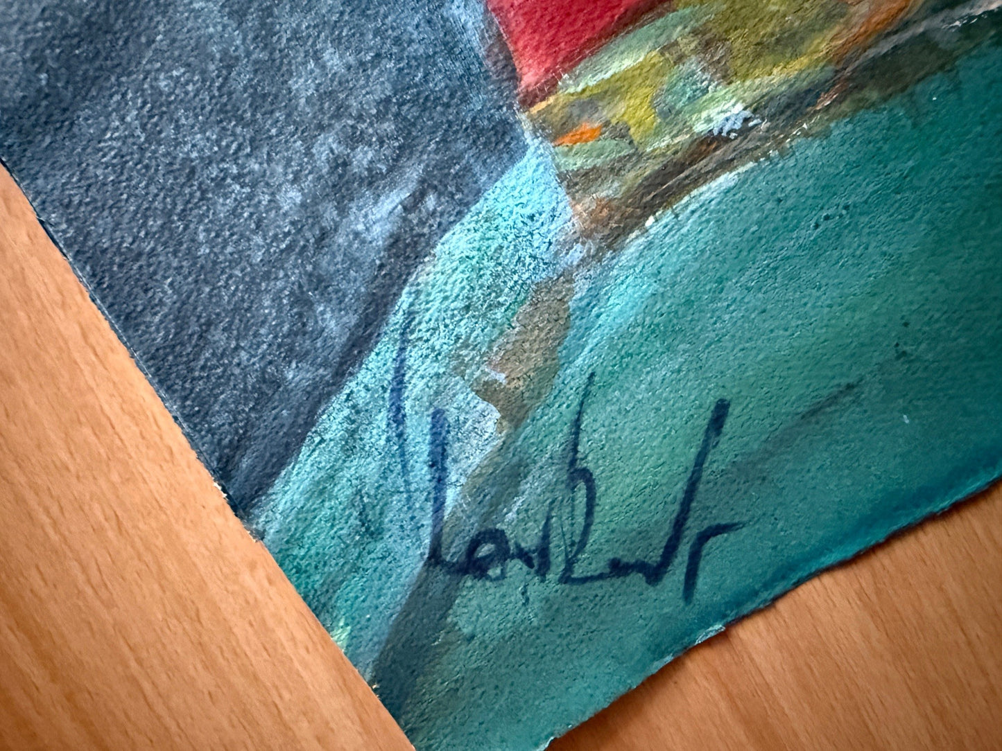 Aquarell auf Papier, ungerahmt