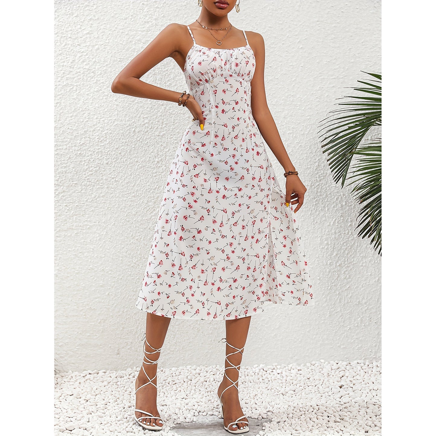 Damen Sommerkleid mit Hosenträgern