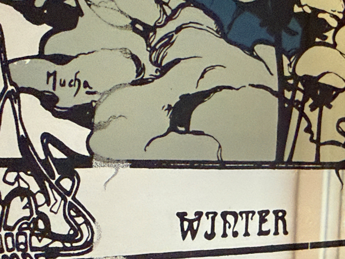 Alphonse Mucha, Spiegeldruck durch die Originalwerke um die 1970 Jahre