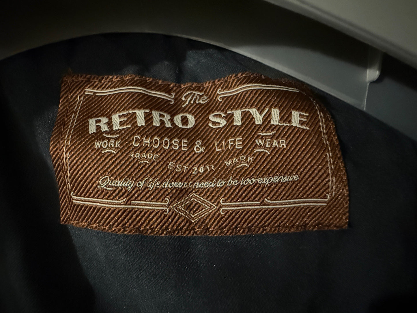 Männer Winterjacke Retro-Style