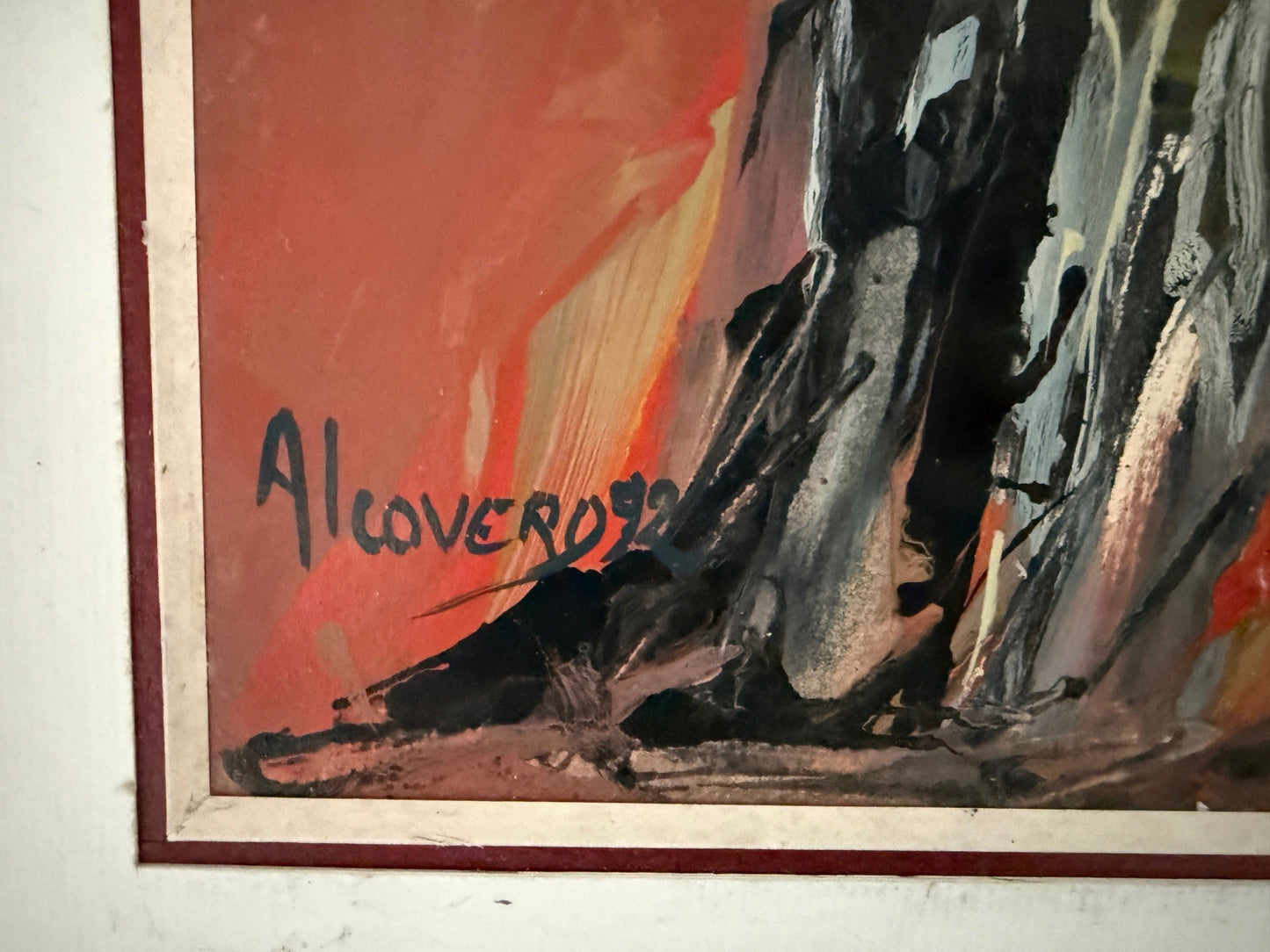 Les Cavaliers d'Alcovery 92 « Huile sur papier »