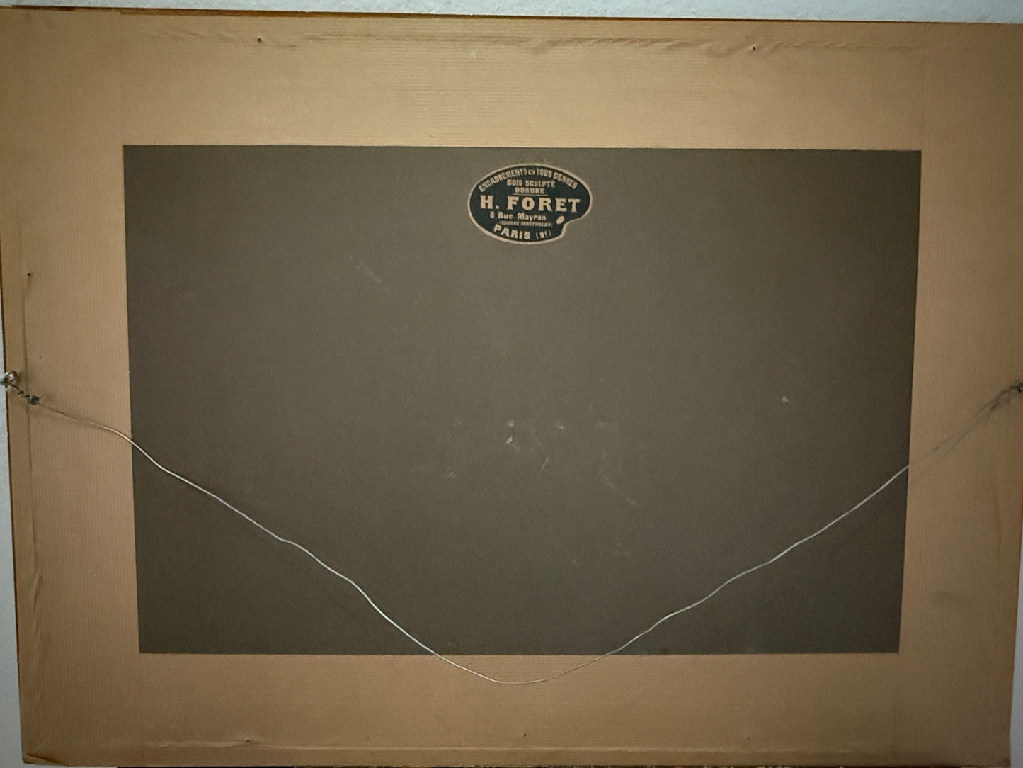 Aquarell auf Papier "Segelschiff im Wellengang"