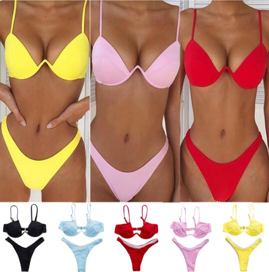 Sommer Bikini Damen Badeanzug Badebekleidung