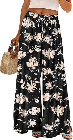 Damenhose Frühling Sommer 2026 im Boho-Stil mit weitem Bein