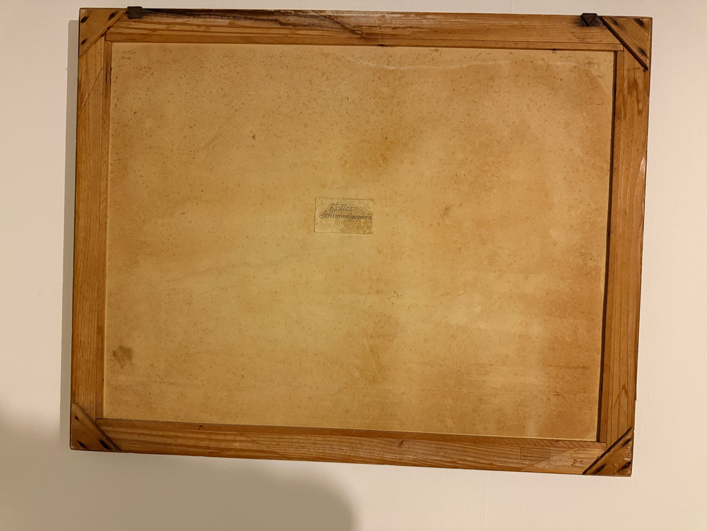 Rudolf Koller Schimmelgespann, tirage rare de JE Wolfensberger