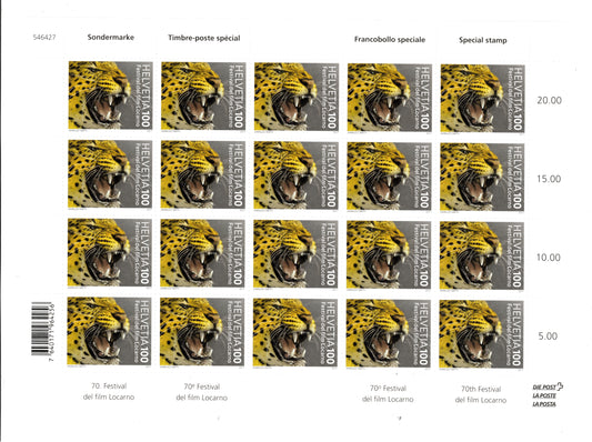 Sondermarke 70. Festival del film Locarno **