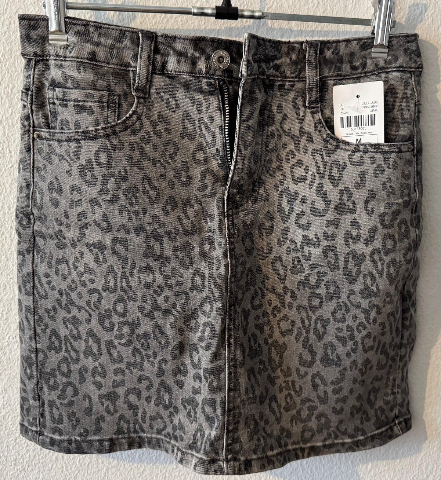 secondhandLILLY JUPE, Leopard grau "Trendy"