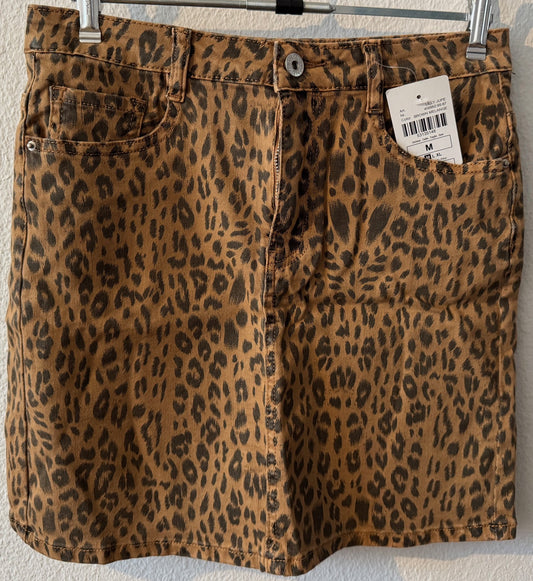 secondhand,LILLY JUPE, Leopard braun  "Trendy"