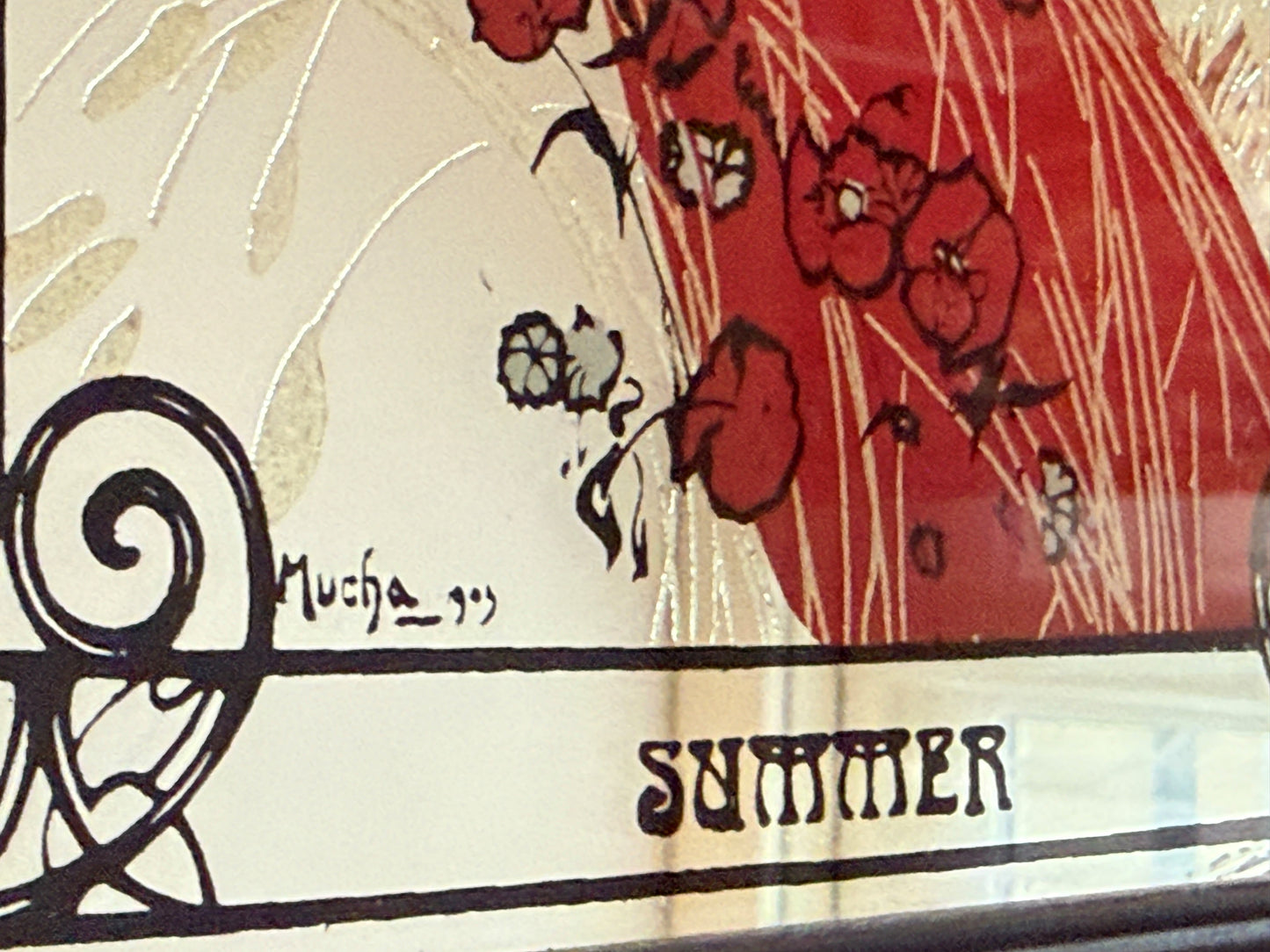 Alphonse Mucha, Spiegeldruck durch die Originalwerke um die 1970 Jahre