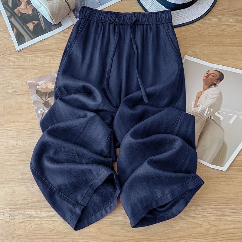 Hochtaillierte, trendige Hose aus Spandex