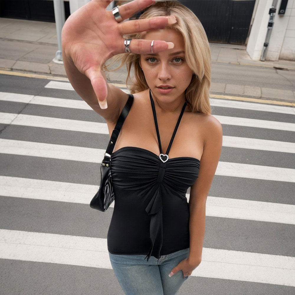 Damen-Top rückenfrei, ärmellos