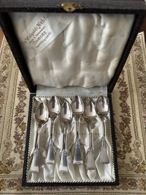 secondhand,Rar Antike Mocca Löffel